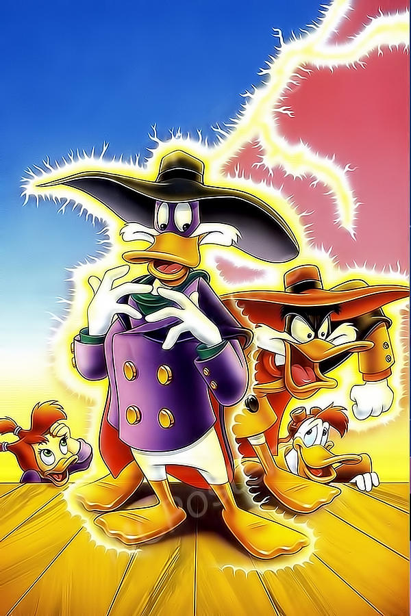 Darkwing Duck 1991 Digital Art by Geek N Rock - Fine Art America