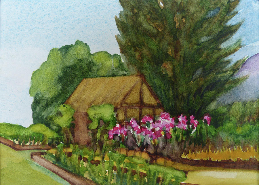 Darlas Garden Painting by Karen Coggeshall