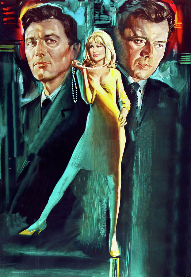Vintage Painting - Darling, 1965, movie poster painting by Movie World Posters