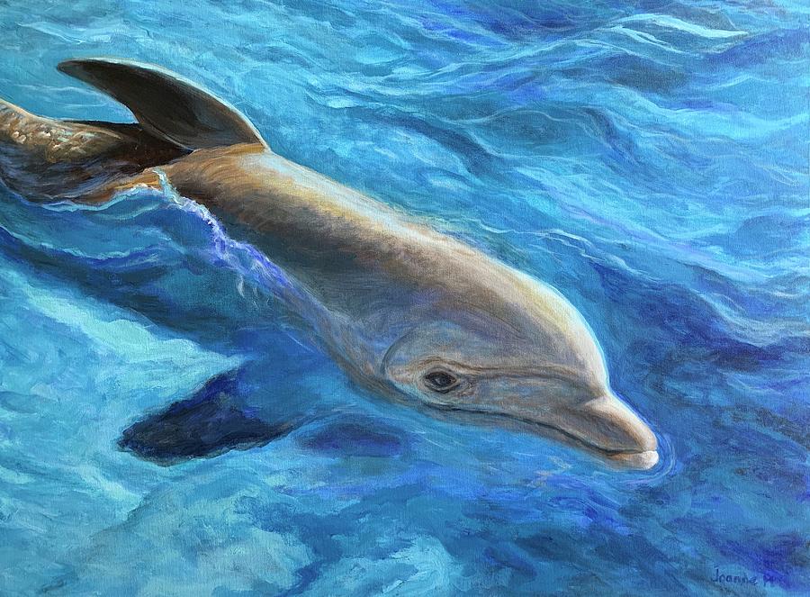Pixels　Joanne　Painting　by　Dolphin　Darling　Morris