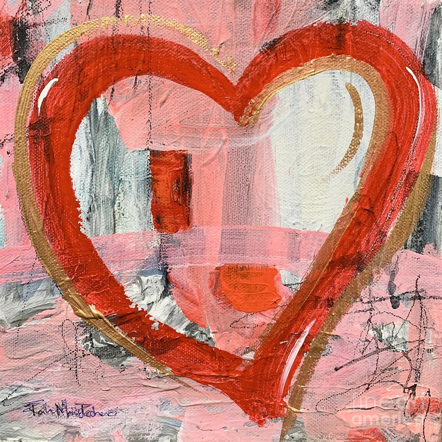 Darling Home Heart Painting by Robin Pedrero