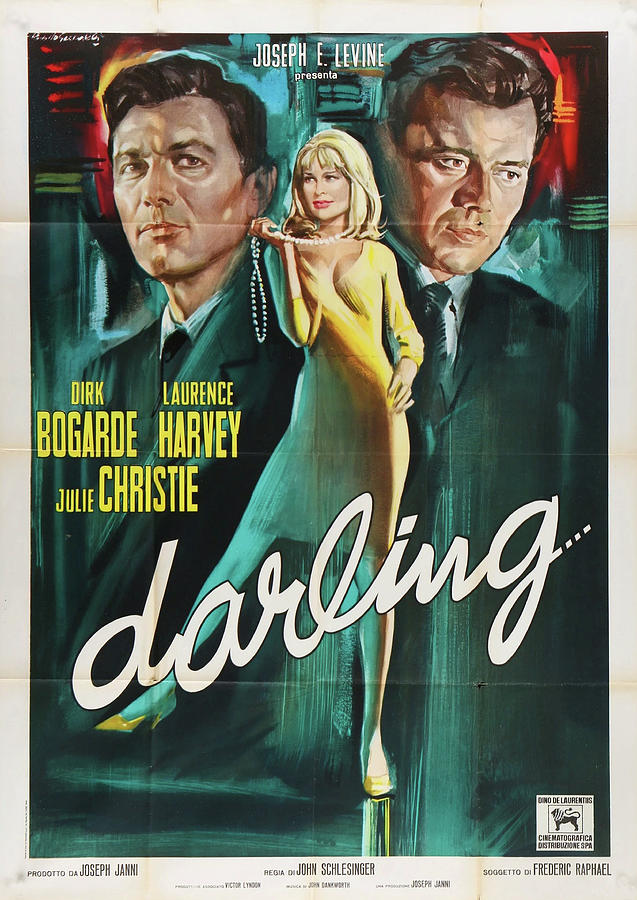 Vintage Mixed Media - Darling poster 1965 by Movie World Posters