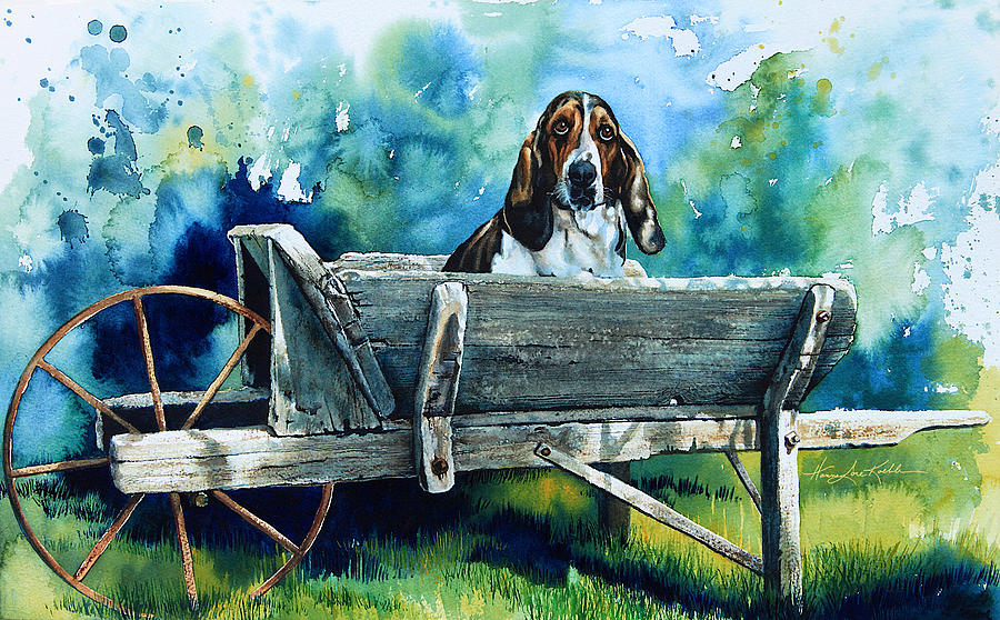 Darn Dog Days Painting by Hanne Lore Koehler
