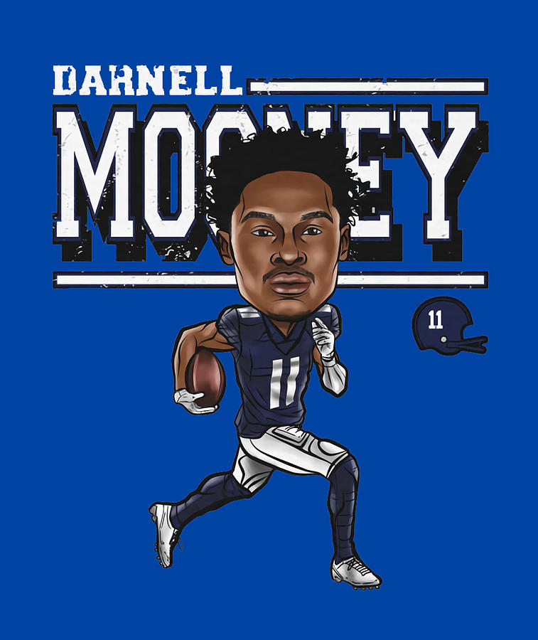 Darnell Mooney Cartoon Digital Art by Kelvin Kent - Fine Art America