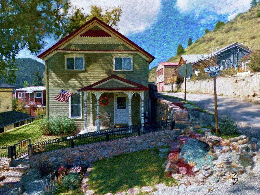 Darrell Home Idaho Springs Digital Art by Ric Darrell