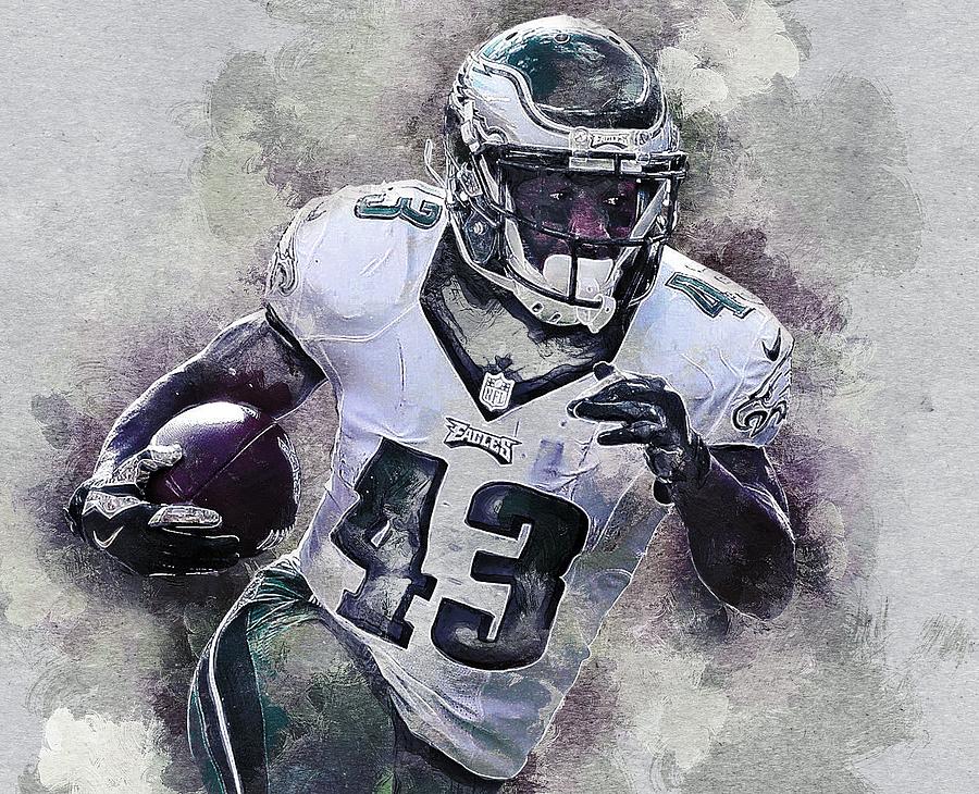 Darren Sproles. Philadelphia Eagles. Digital Art by Oscar Nelson | Fine ...