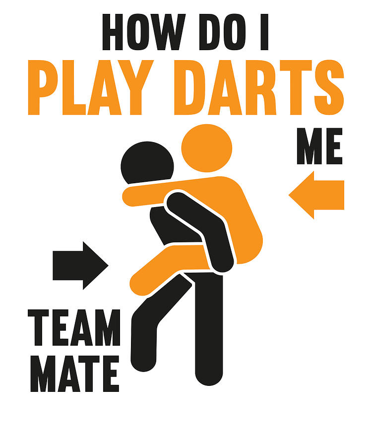 Dart Digital Art - Dart Darts Dartboard Game Darts Player Shooting Arrows by Toms Tee Store