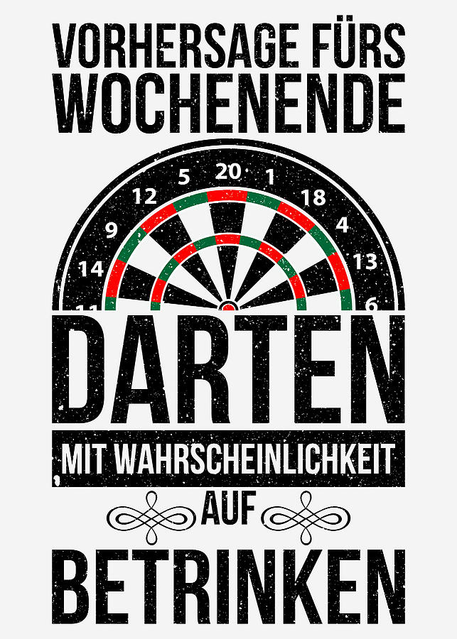 DARTEN LUSTIGES GESCHENK Poster PosterWorld Tapestry Textile by