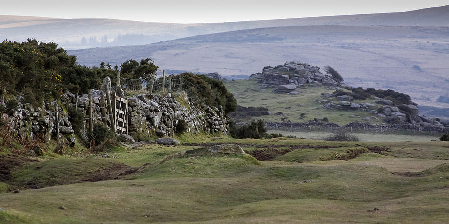 Dartmoor Panorama #2 Photograph by Richard Lishner