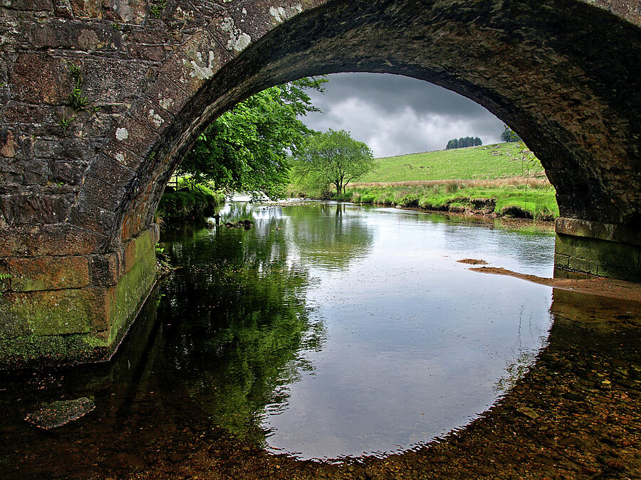 Dartmoor Through The Bridge Photograph by Gill Billington
