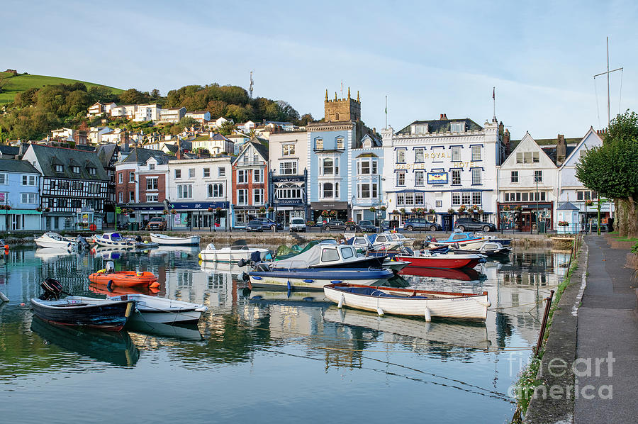 Dartmouth Harbour in the Early Sunlight Photograph by Tim Gainey