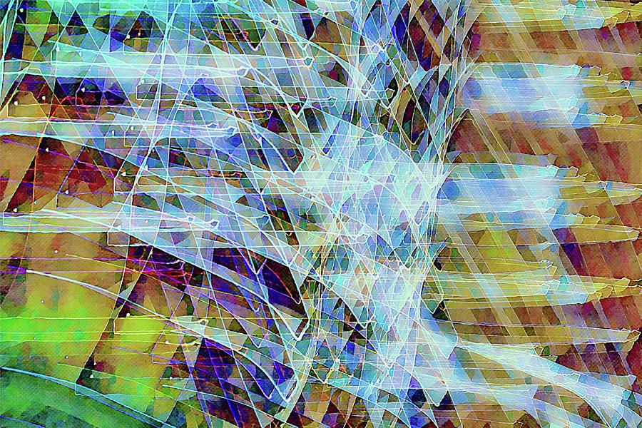Darts And Arrows Abstract Of Light Digital Art