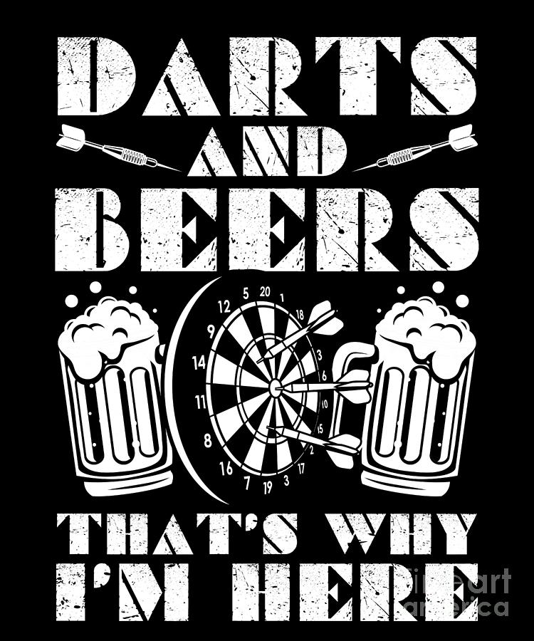 Darts And Beer Darts Player Dart Arrow Digital Art By Raphaelartdesign Fine Art America 4183