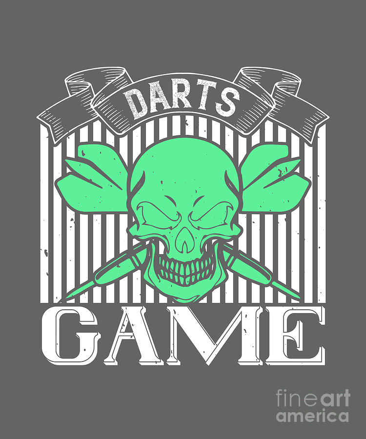 Darts Digital Art - Darts Lover Gift Darts Game by Jeff Creation