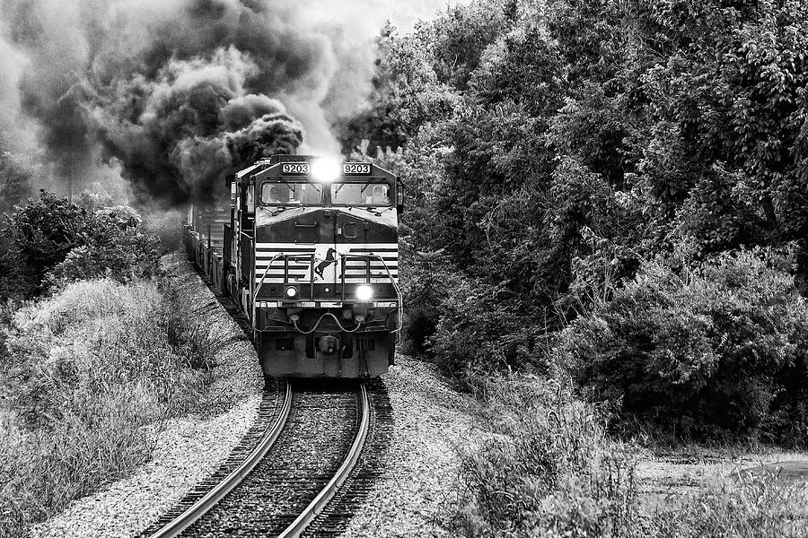 Dash 9 Steam Engine Photograph by Greg Booher
