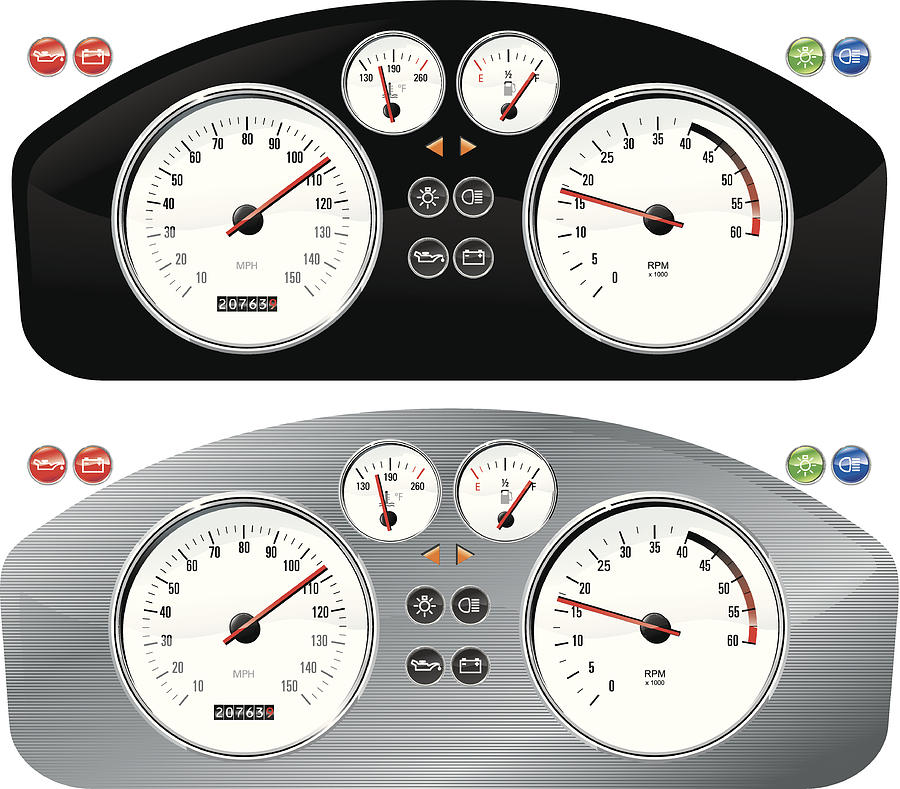 Dashboards Drawing by Kycstudio