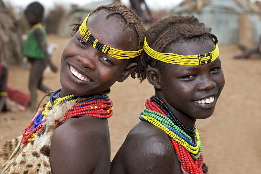 Dassanech girls Photograph by Tony Camacho | Pixels