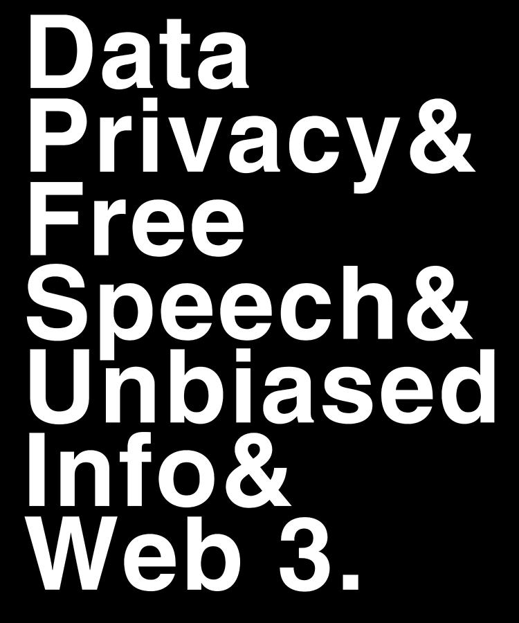 Data Privacy Free Speech Unbiased Information Web 3 Digital Art by Flippin Sweet Gear
