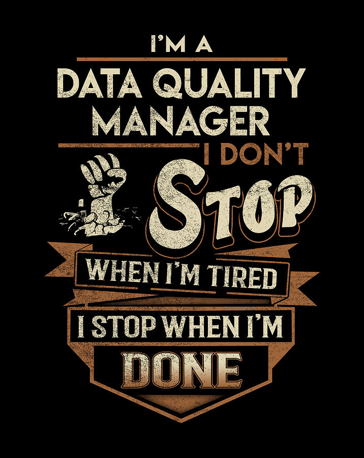 quality manager t shirt