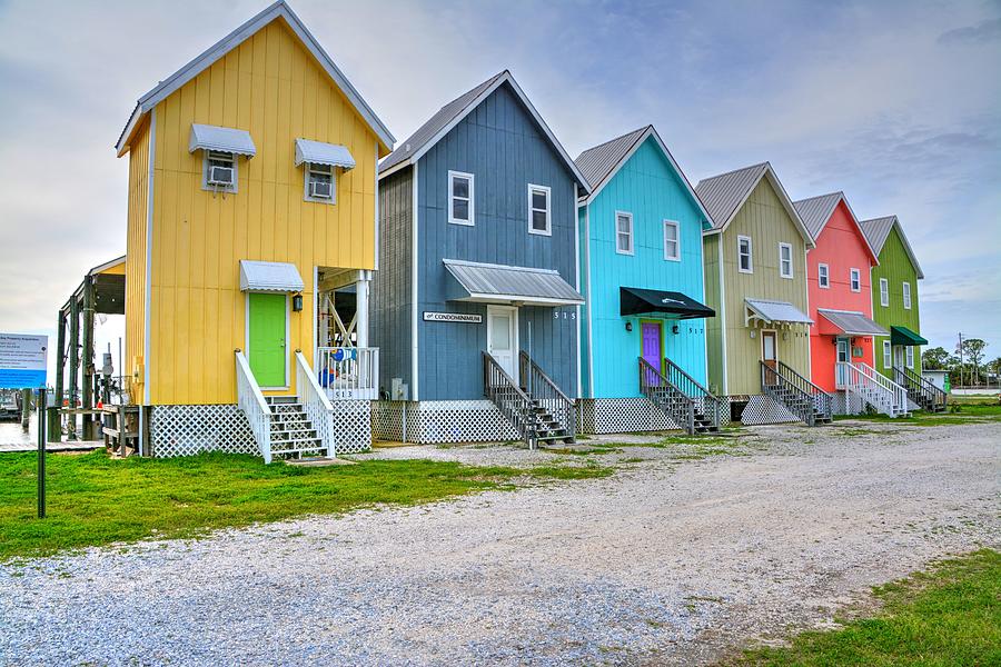 Dauphin Island Fish Houses Photograph by Paul Lindner - Pixels