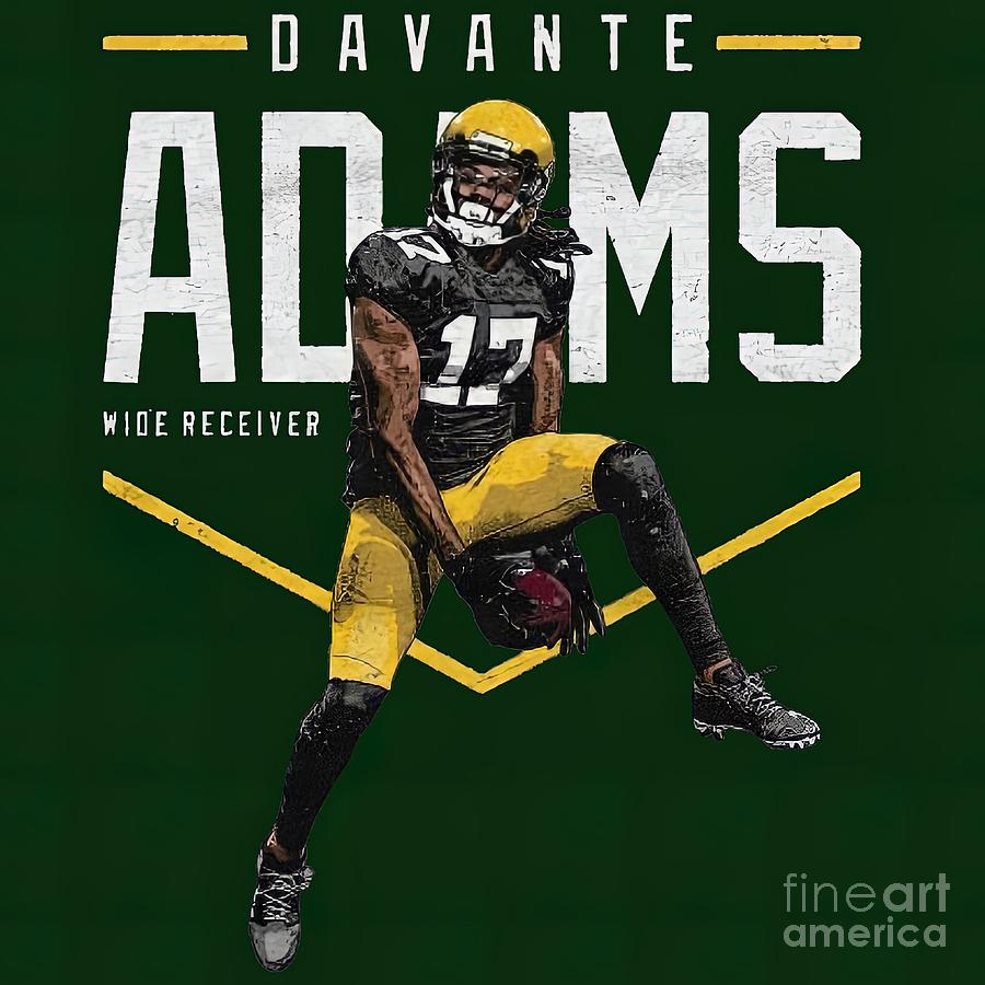 Davante Adams Painting by Lauren Cox - Fine Art America