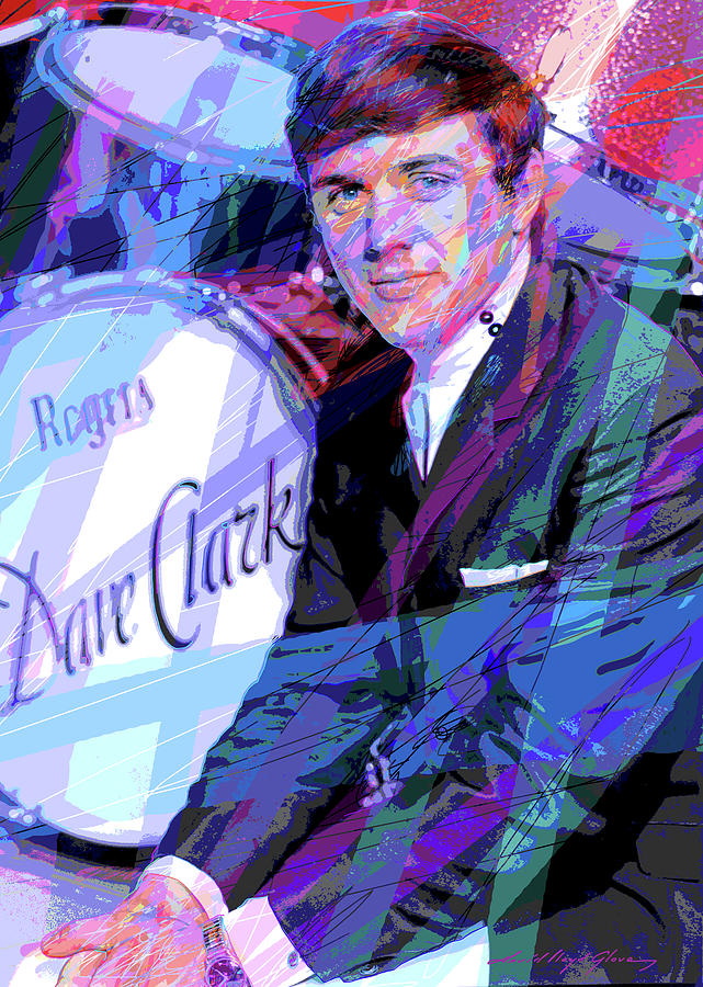 Dave Clark Five Painting by David Lloyd Glover