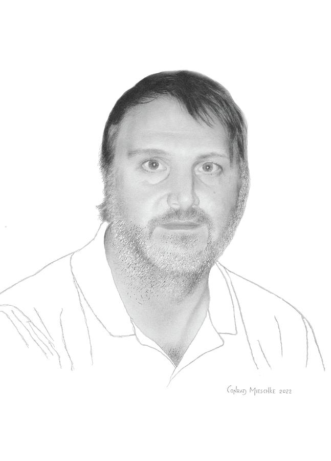 Dave Drawing by Conrad Mieschke