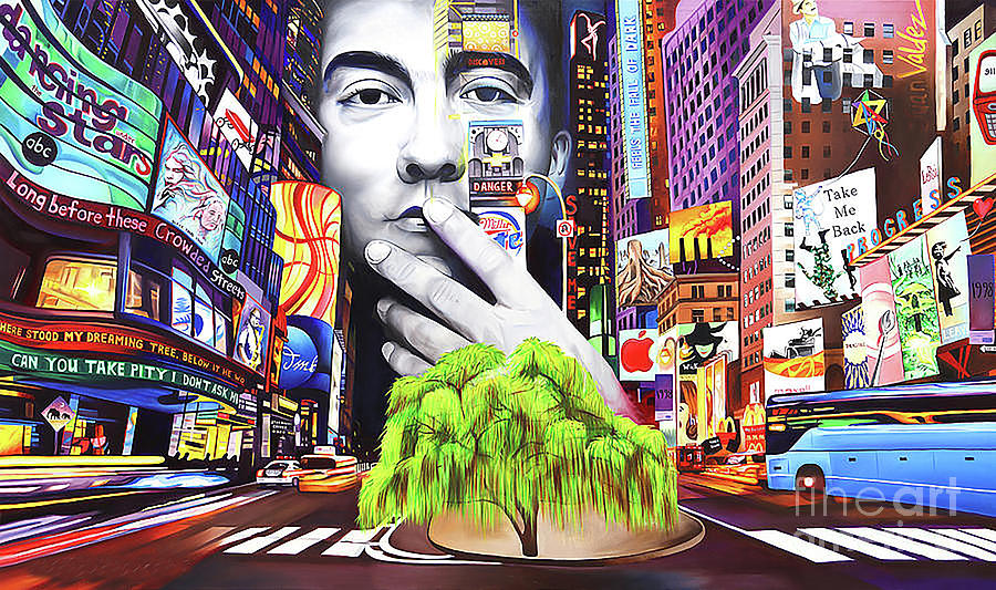 Dave Matthews Band Digital Art - Dave Matthews Dreaming Tree  by Stephen Graham