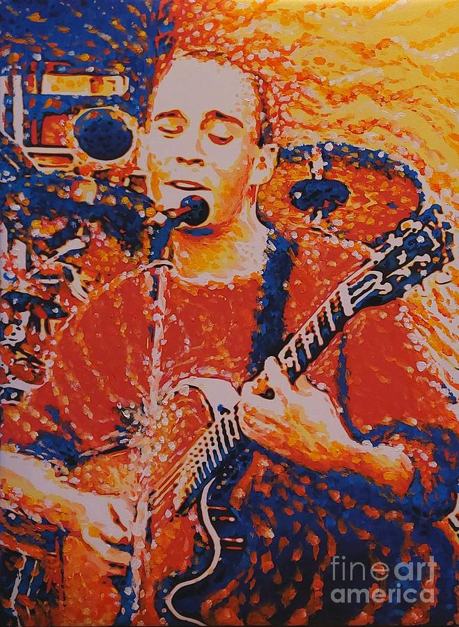 Dave Matthews Seek Up Painting by Jason Fish | Pixels