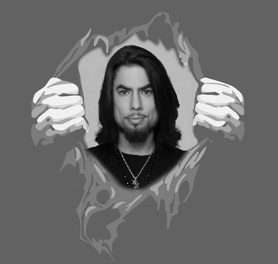 Dave Navarro Is An American Guitarist Digital Art by Asher Chan - Fine ...