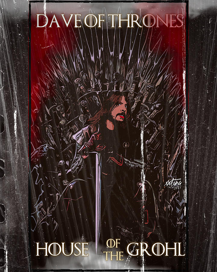 Dave of Thrones Drawing by Christina Rick