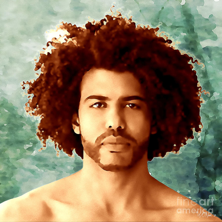Portrait Digital Art - A Portrait of Daveed  Diggs by Walter Neal