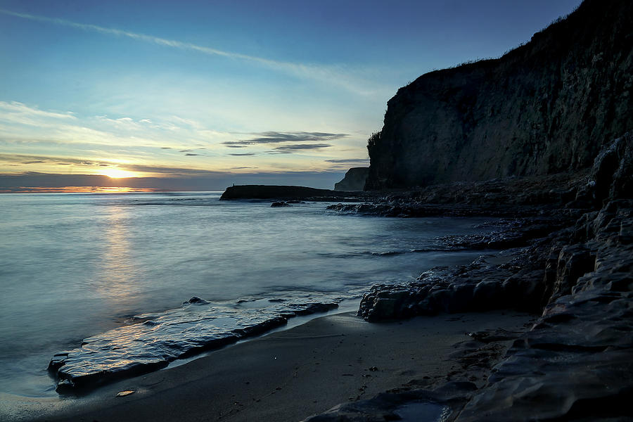 Davenport Cliffs at Sunrise Photograph by Morgan Wright