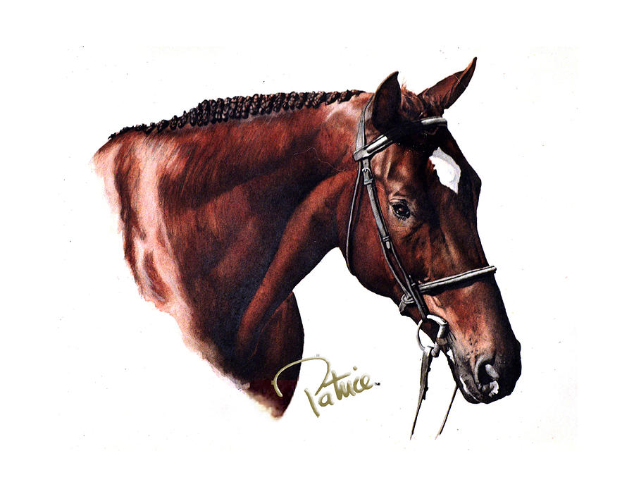 Daves Horse Painting by Patrice Clarkson