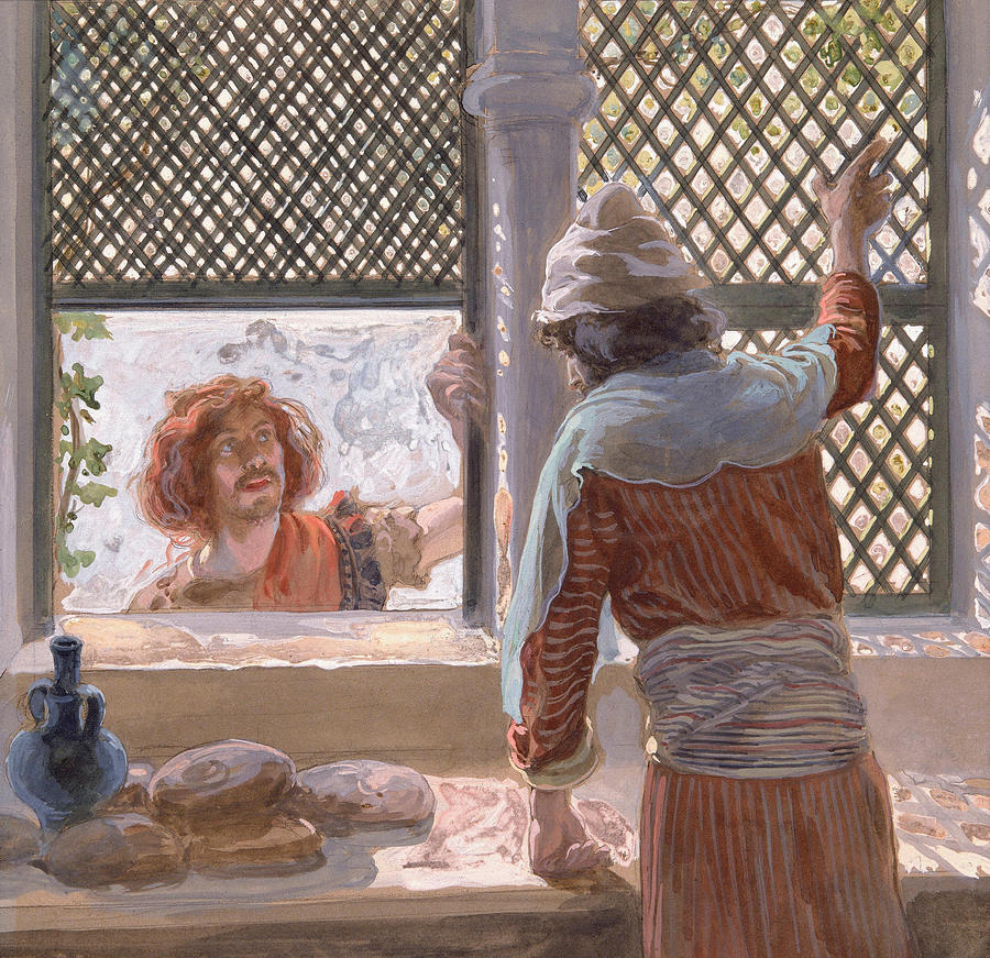 David and Ahimelech Painting by James Jacques Joseph Tissot French and ...