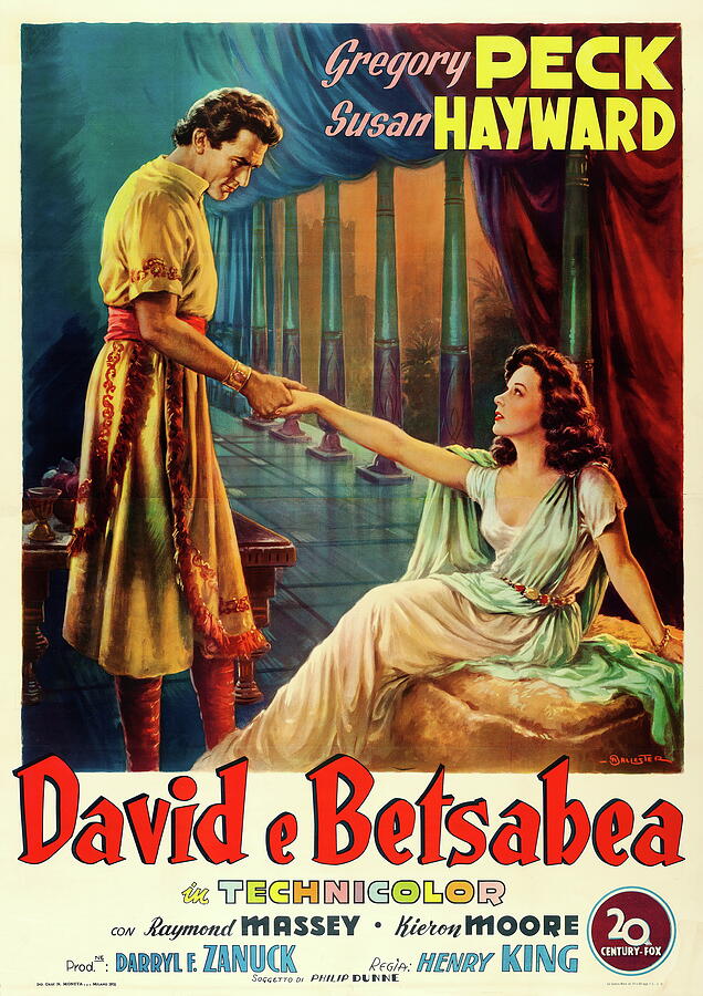 ''David and Bathsheba'', 1951 - art by Anselmo Ballester Mixed Media by ...