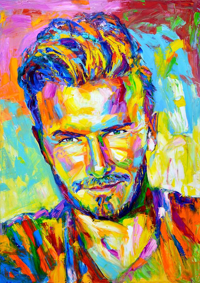 David Beckham Painting by Iryna Kastsova