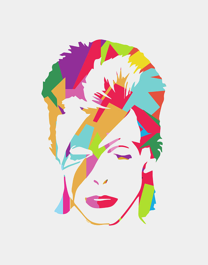 David Bowie 1 Pop Art Digital Art