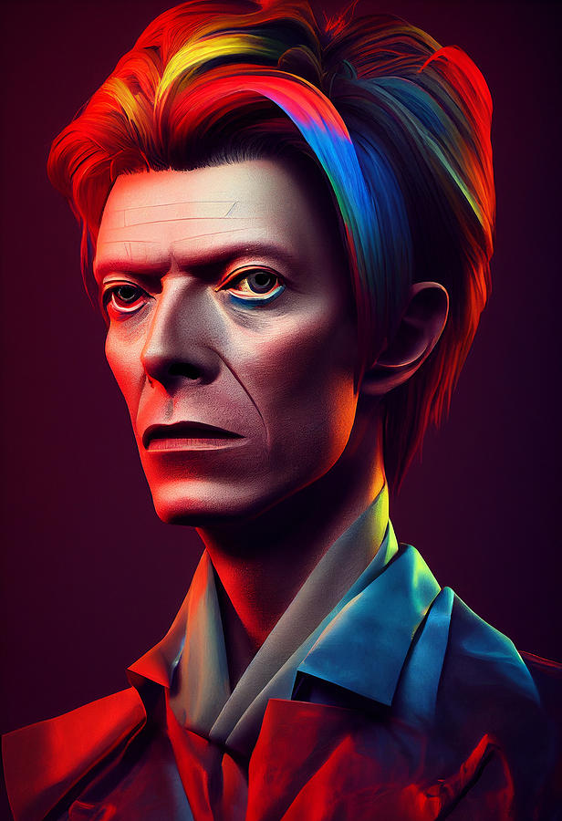 David Bowie Collection 1 Mixed Media by Marvin Blaine