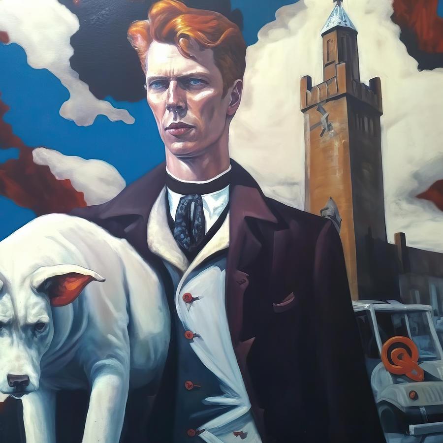 Edward Hopper Painting - David Bowie No.5 by My Head Cinema