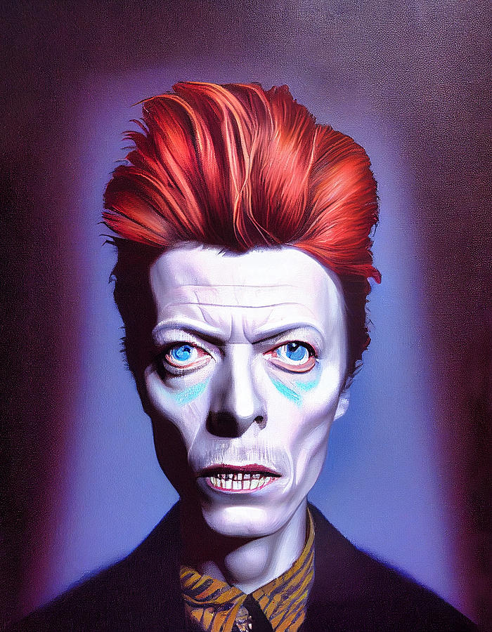 David Bowie Untimely Digital Art by Craig Boehman - Fine Art America