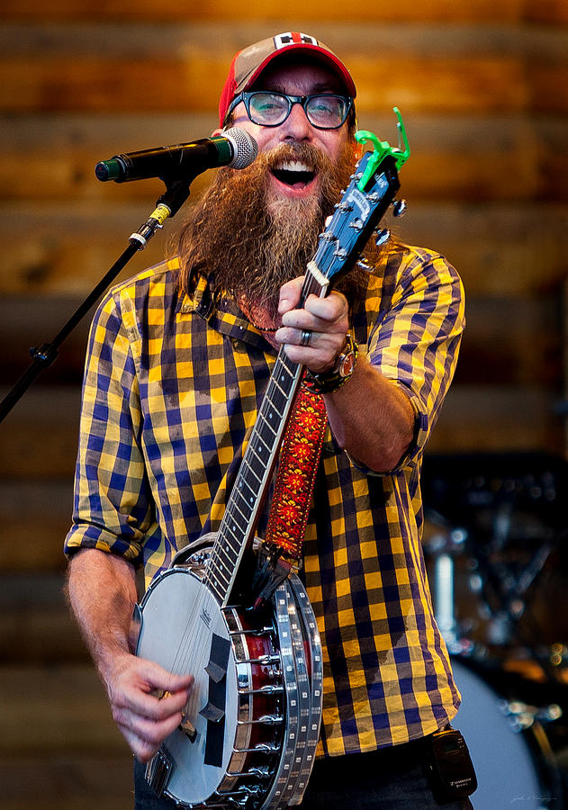 David Crowder in Concert at Mid-State Fair in California  Photograph by John A Rodriguez