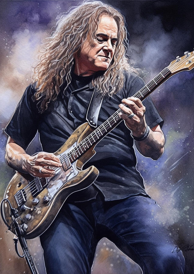 David Ellefson Digital Art by Dieu Vuong Kha - Fine Art America