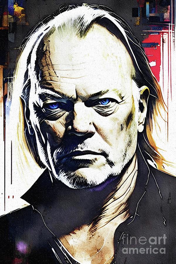 David Gilmour, Pink Floyd Painting By John Springfield - Fine Art America