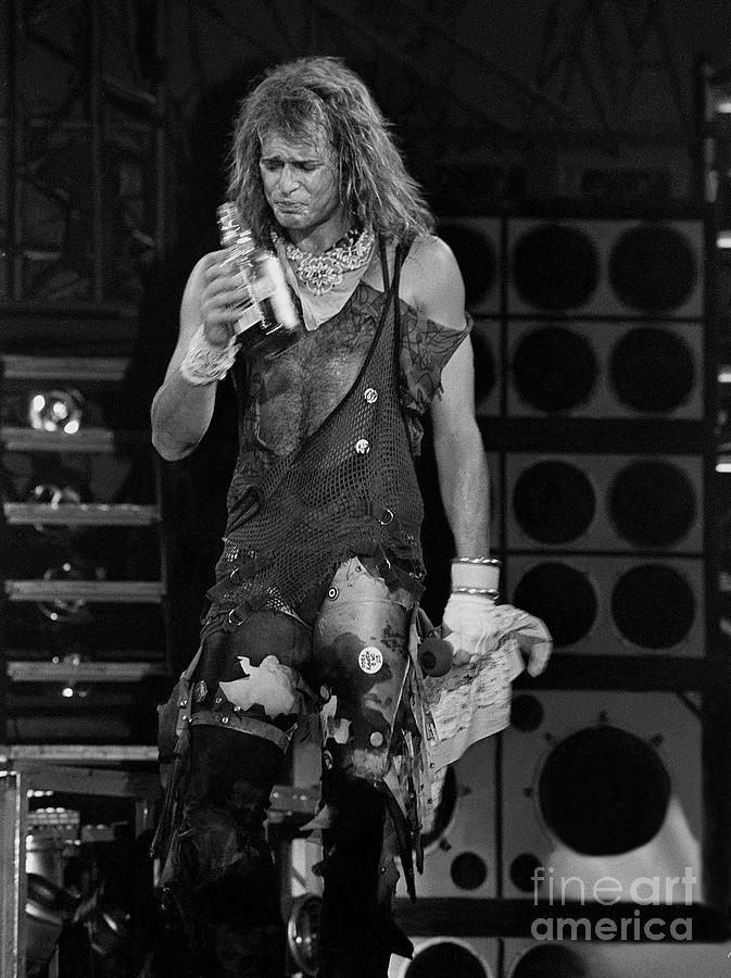David Lee Roth - Van Halen Photograph by Concert Photos - Pixels