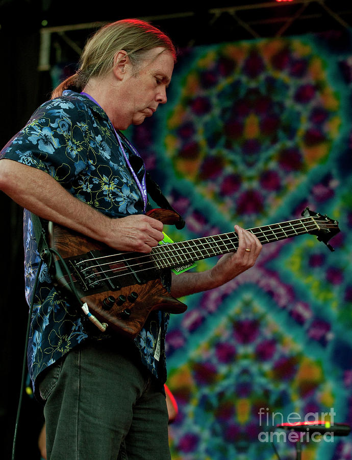 David MacKay on Bass with Donna Jean Godchaux Band w. Jeff Matts Photograph by David Oppenheimer