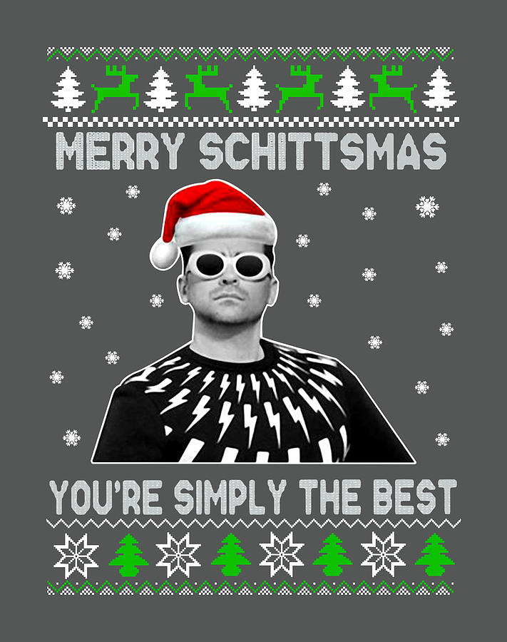 David Rose Schitts Creek Merry Schittsmas Youre Simply The Best For Man ...