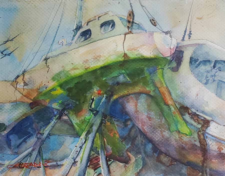 Davids Boat Painting by Jackson Ordean