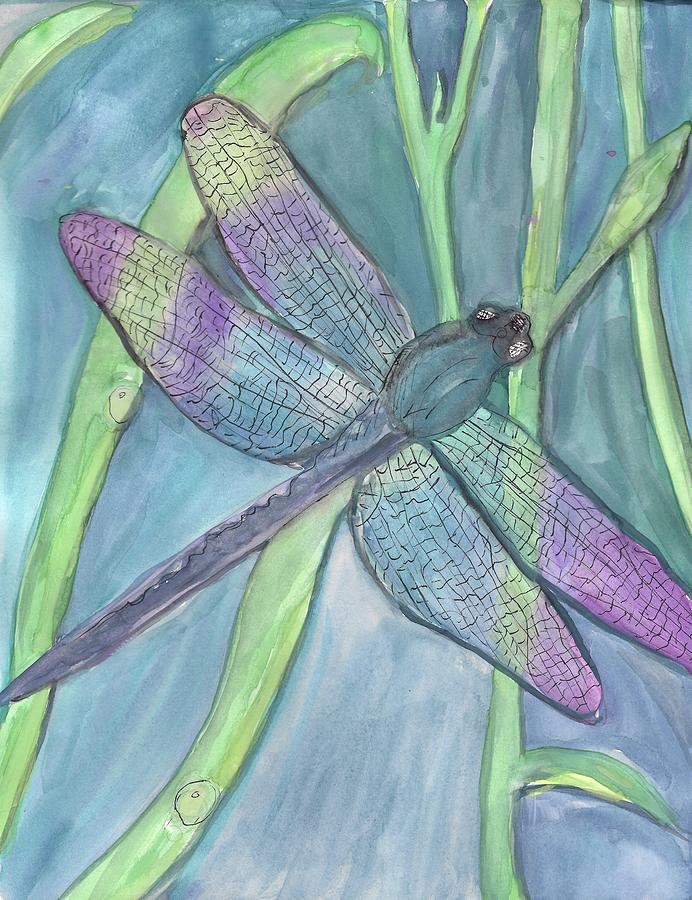 David's Dragonfly Painting by Moniece Charlton - Fine Art America