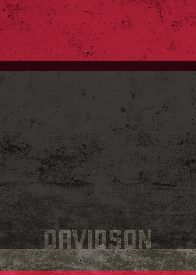 Davidson Mixed Media - Davidson Team Colors College University Distressed Series by Design Turnpike Davidson Mixed Media - Davidson Team Colors College University Distressed Series by Design Turnpike